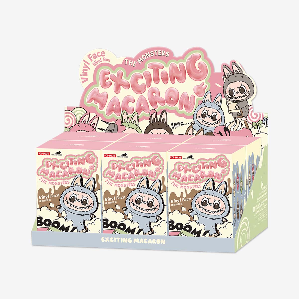 POP MART LABUBU The Monsters Exciting Macaron Blind Box