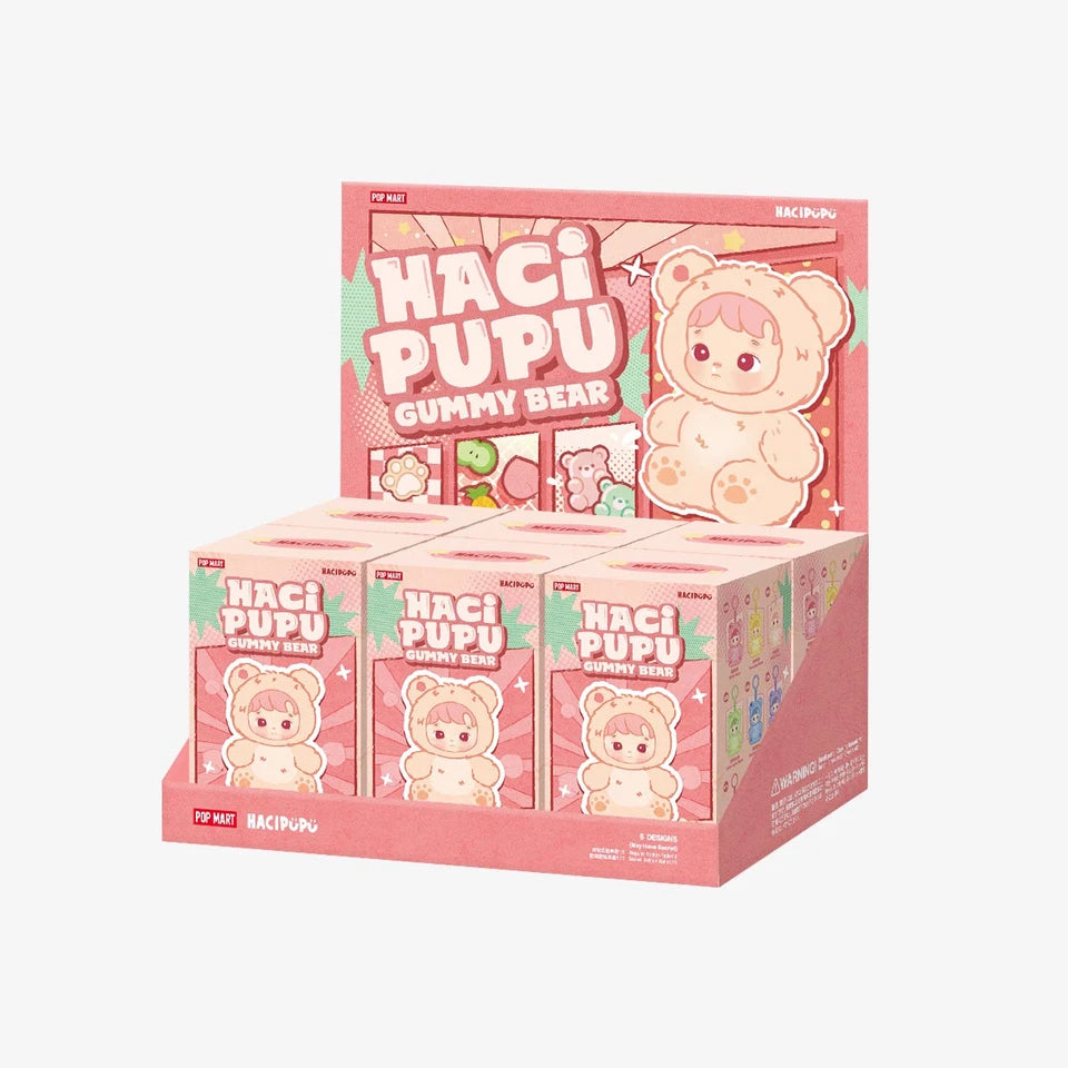 POP MART Hacipupu Gummy Bear Plush Pendant Blind Box