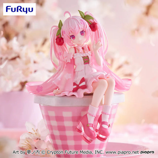 Hatsune Miku Sakura Miku Noodle Stopper 2025 figure FuRyu 5.5in