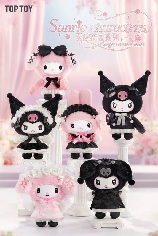 TOPTOY - Sanrio Kuromi and My Melody Angel Garden Plush Series Blind Box